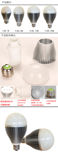 專業(yè)解讀 大功率LED冷鍛球泡燈外殼套件全攻略——以沙井耀誠(chéng)照明為例